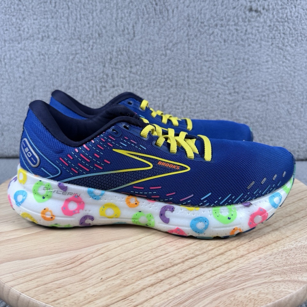 Brooks Glycerin 20 Bowl O Cereal Womens 9.5 B Blue Running Shoes 1203691B462